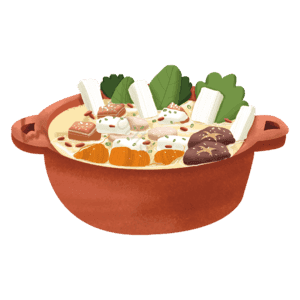 中国传统二十四节气 立冬 火锅 节日 节气 设计元素