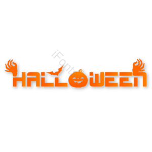 万圣节 halloween 西方鬼节 万圣节英文 艺术字 南瓜