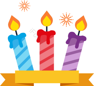 可爱 庆祝 波点 烈焰 未点燃的蜡烛 寿辰 生日庆祝 happy生日快乐