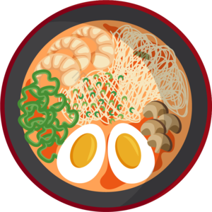 白饭 对虾 羹汤 蔬菜 好喝 动画片 手绘感 朝鲜的