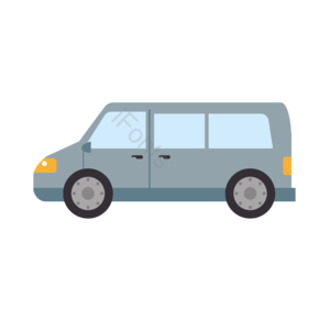 汽车 灰色 简约 创意 扁平 车