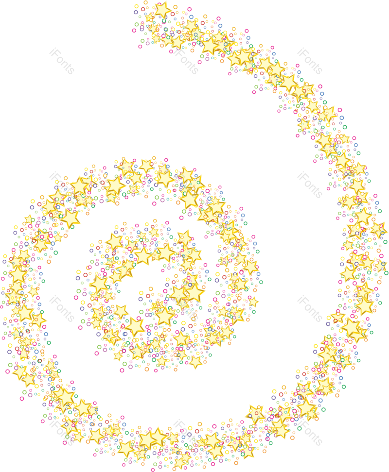星星图片,金色元素,PNG,免抠素材