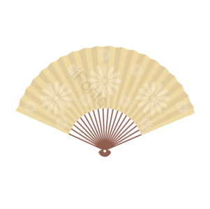 和扇 日本 花纹 简约 文化 扇子 日式 矢量