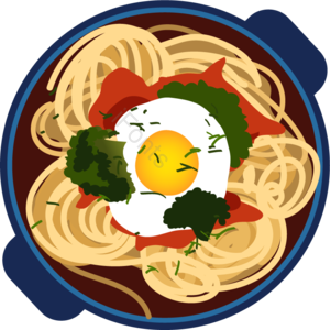 好喝 白色 古典的 味道 动画片 手绘感 朝鲜的 面类食品