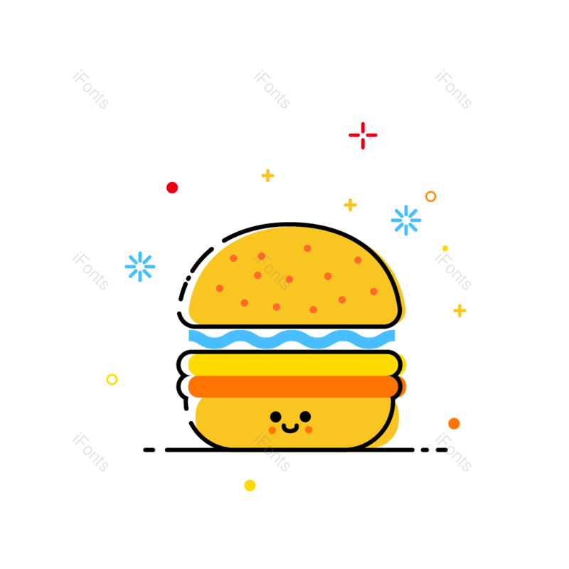 动画片图片,美食元素元素,几何PNG,卡通矢量图免抠素材