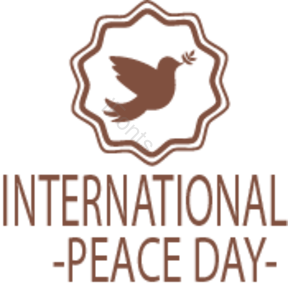 和平日 国际 创意 国际和平日 徽章 标志 节日标志