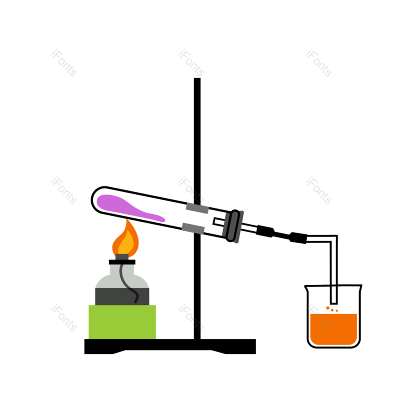 化学图片,化学仪器元素,试管PNG,手绘免抠素材