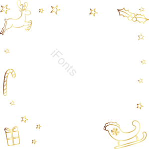 棒 金 动画片 圣诞 背景 分子 明星 金
