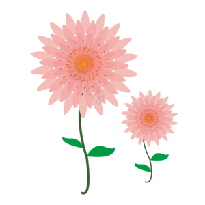 矢量 花花 可爱 小清新 插画 素材