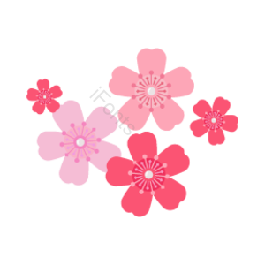 春天 浪漫 粉 花 樱花节 花矢量 春天矢量 粉红色的矢量图