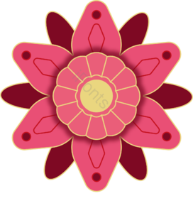 一束花 手绘花 向量 短暂的中风 粉 盛开 花草 花卉插画