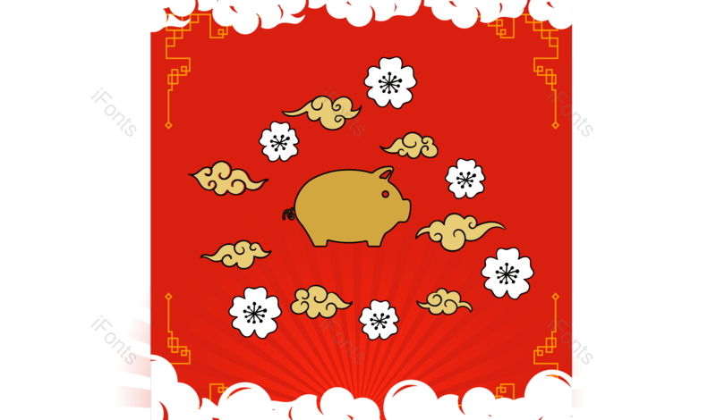 祥云图片,中国风元素,春节PNG,云纹免抠素材