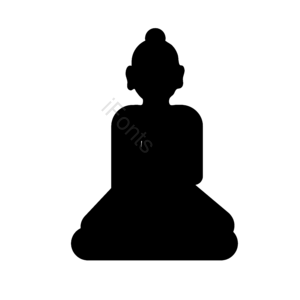佛教 佛诞 佛 佛剪影 轮廓 剪影风格 手绘 剪影矢量图