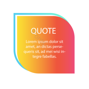 Quote Quote边框 信息设计 创意 渐变 引号 文本 文本框