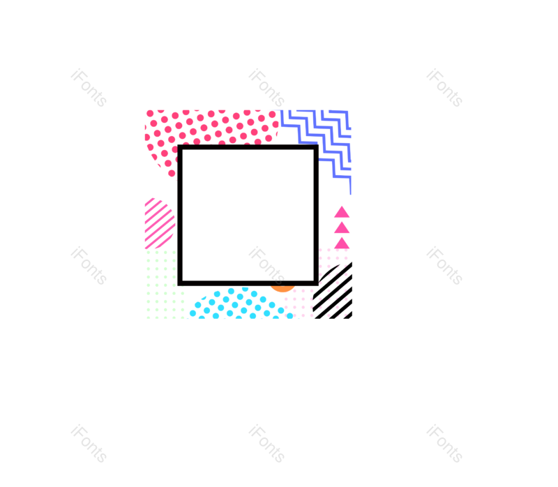 图案图片,蓝色元素,动画片PNG,白色免抠素材