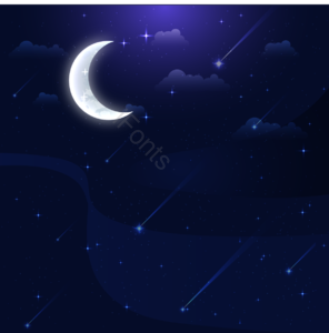 流星 卫星 夜 云朵 繁星 天空矢量背景 云 片状云