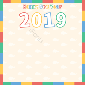 层级 向量 背景  新年 新年快乐 英语 信件 传统的配色