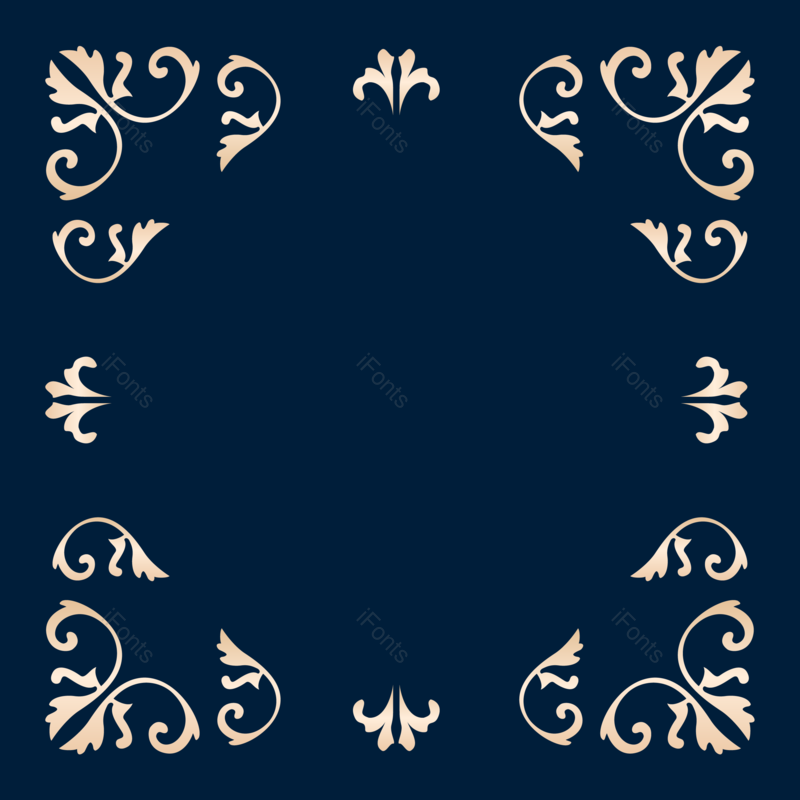 边框图片,装饰元素,花纹PNG,古典免抠素材