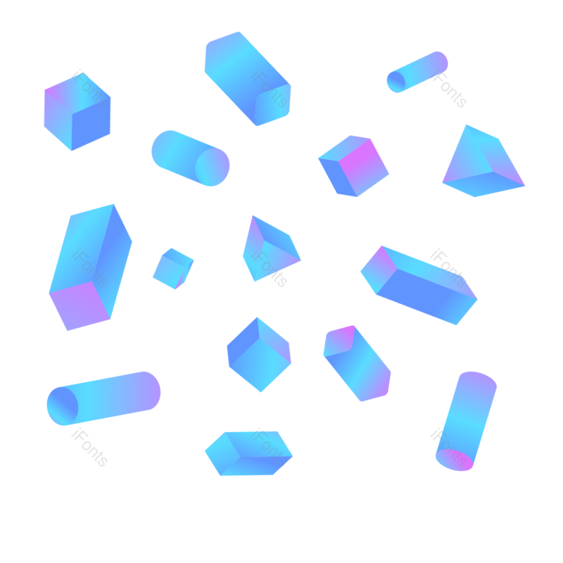 3D图片,矢量形状元素,PNG,免抠素材