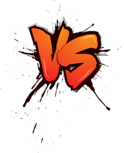 VS 溅 涂鸦 渐变色 爆炸声 梯度向量 矢量向量 彩色爆炸