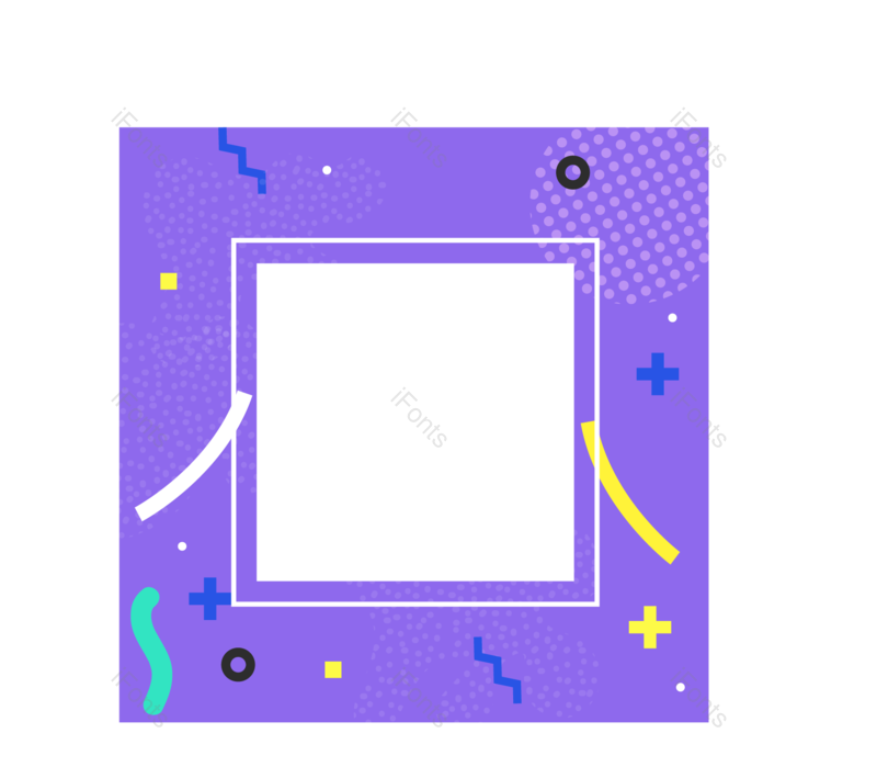 元素图片,卡通元素,曲线PNG,蓝色免抠素材