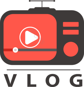 vlog video blog 红色 线性 视频 影视