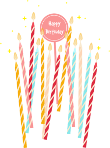 颜色泛滥 庆祝 寿辰 生日蜡烛 蜡烛 多姿多彩 线和面 生日矢量