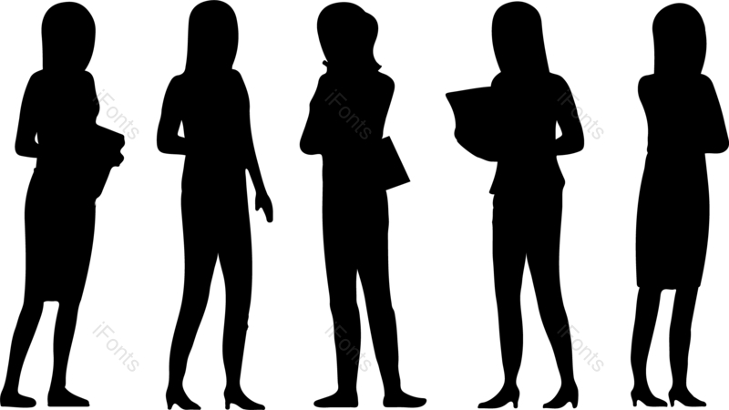 男人剪影图片,手绘元素,PNG,免抠素材