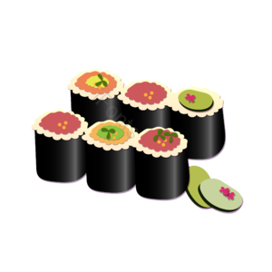 日本风格 金枪鱼 三文鱼 日本料理 日本食物 寿司 海鲜 饭团