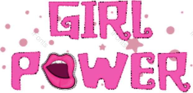 女性力量 性感的嘴唇 星星 有创意的 文字艺术 玫瑰红 可爱 女权主义者