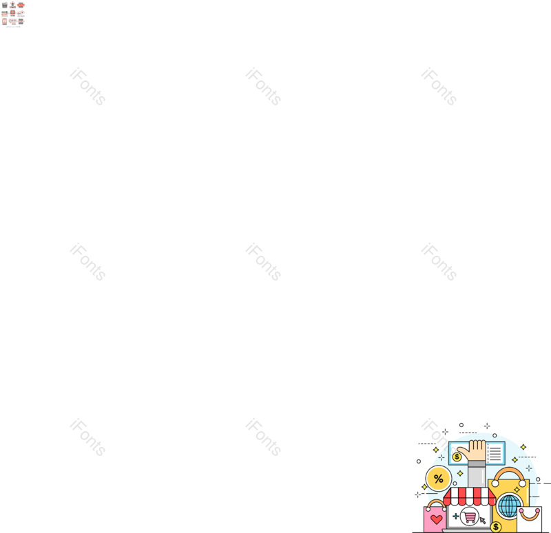 网上购物图片,可爱的元素,网络PNG,折扣免抠素材