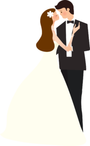 动画片 配偶 婚礼 嫁衣 手绘竽 结婚新郎新娘 新图片 白色
