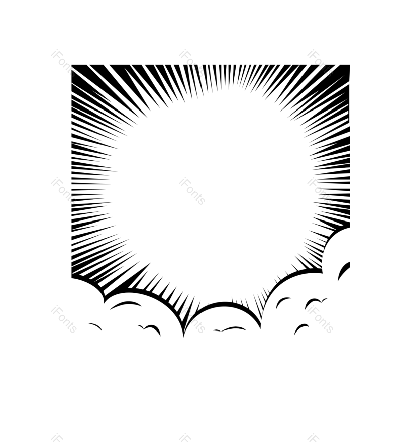 线条图片,黑白元素,速度线PNG,云朵免抠素材