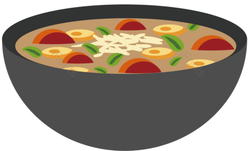 番茄 香肠 蔬菜 黄色 红色 饭碗 取色 动画片