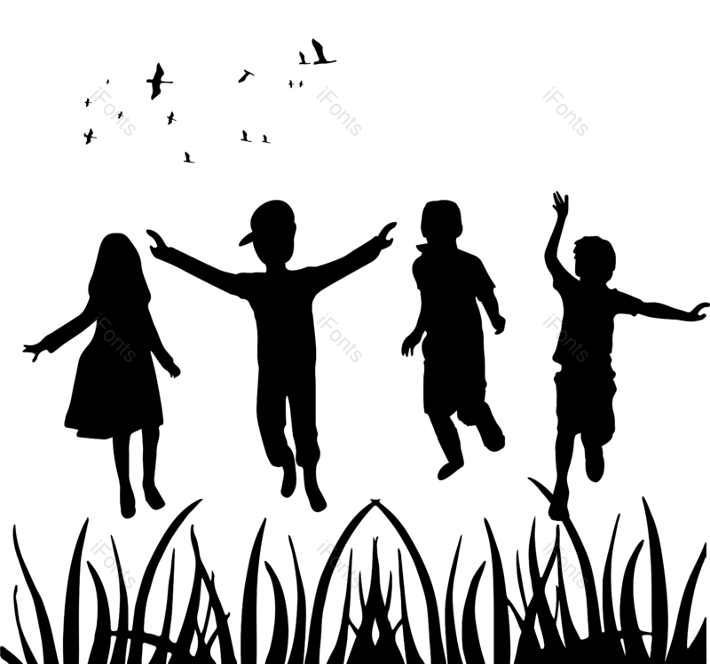 元素图片,卡通元素,儿童PNG,跳跃免抠素材