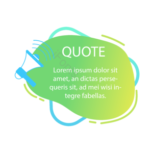 Quote Quote边框 信息设计 创意 渐变 引号 文本 文本框
