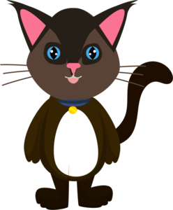 矢量猫咪 可爱猫咪 猫咪 卡通动物 卡通猫咪 卡通宠物 咖啡色猫咪