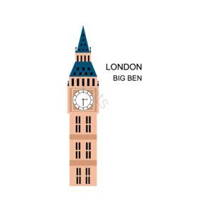 大本钟 建筑 扁平的 英国 英国风格 伦敦
