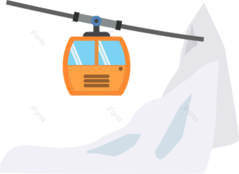 雪山图片,山矢量元素,动画片PNG,自然免抠素材