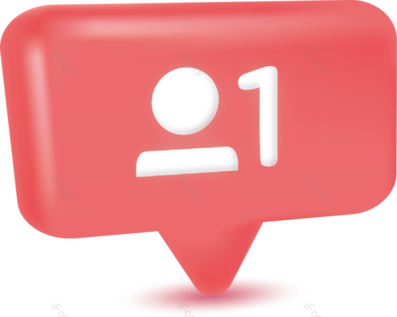 图标图片,立体元素,新消息PNG,灯光免抠素材