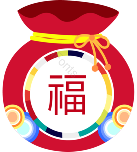 动画片 古典 袋 祝福袋 绳 人格 传统的 金币