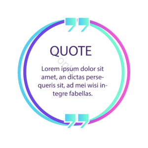 Quote Quote边框 信息设计 创意 渐变 引号 文本 文本框
