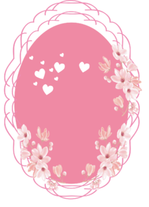 婚礼 婚纱 插图 日本 心爱 礼服 粉 图案边框