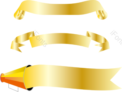 banner 横条 黄色