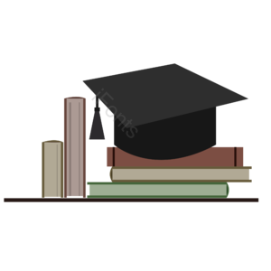 书 大学 单身汉 学士帽 插图 教育 笔记本 毕业