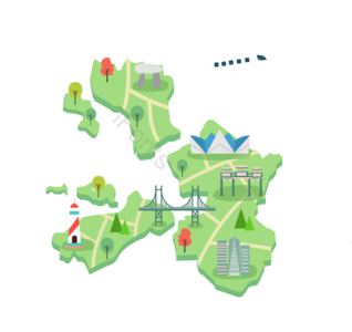 肝药 手工 n 旅行 有名的观光地 仁川地图 地图 韩国