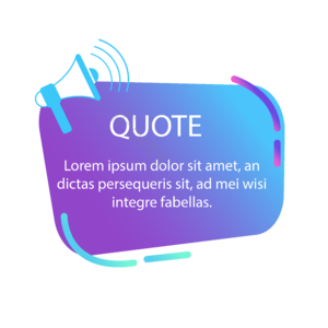 Quote Quote边框 信息设计 创意 渐变 引号 文本 文本框