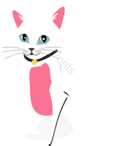 白色猫咪 卡通猫咪 矢量猫咪 可爱猫咪 猫咪 卡通动物 卡通宠物