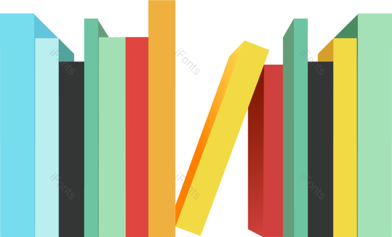 书本图片,卡通书本元素,教育PNG,扁平免抠素材