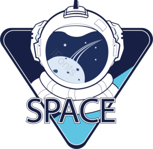 隔空 s 徽 星河 标贴标签 飞船 符号 太空人宇航员